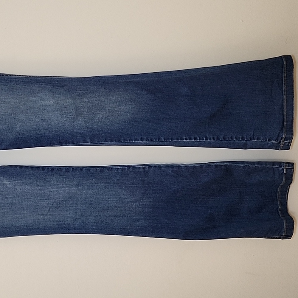 Spanx Flare Leg Pull-on Color Vintage Indigo Dinem Pants Size Large - Picture 10 of 13